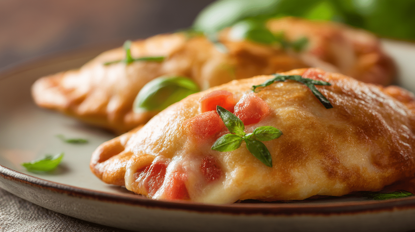 Original Panzerotti Rezept aus dem Backofen, goldbraun und knusprig