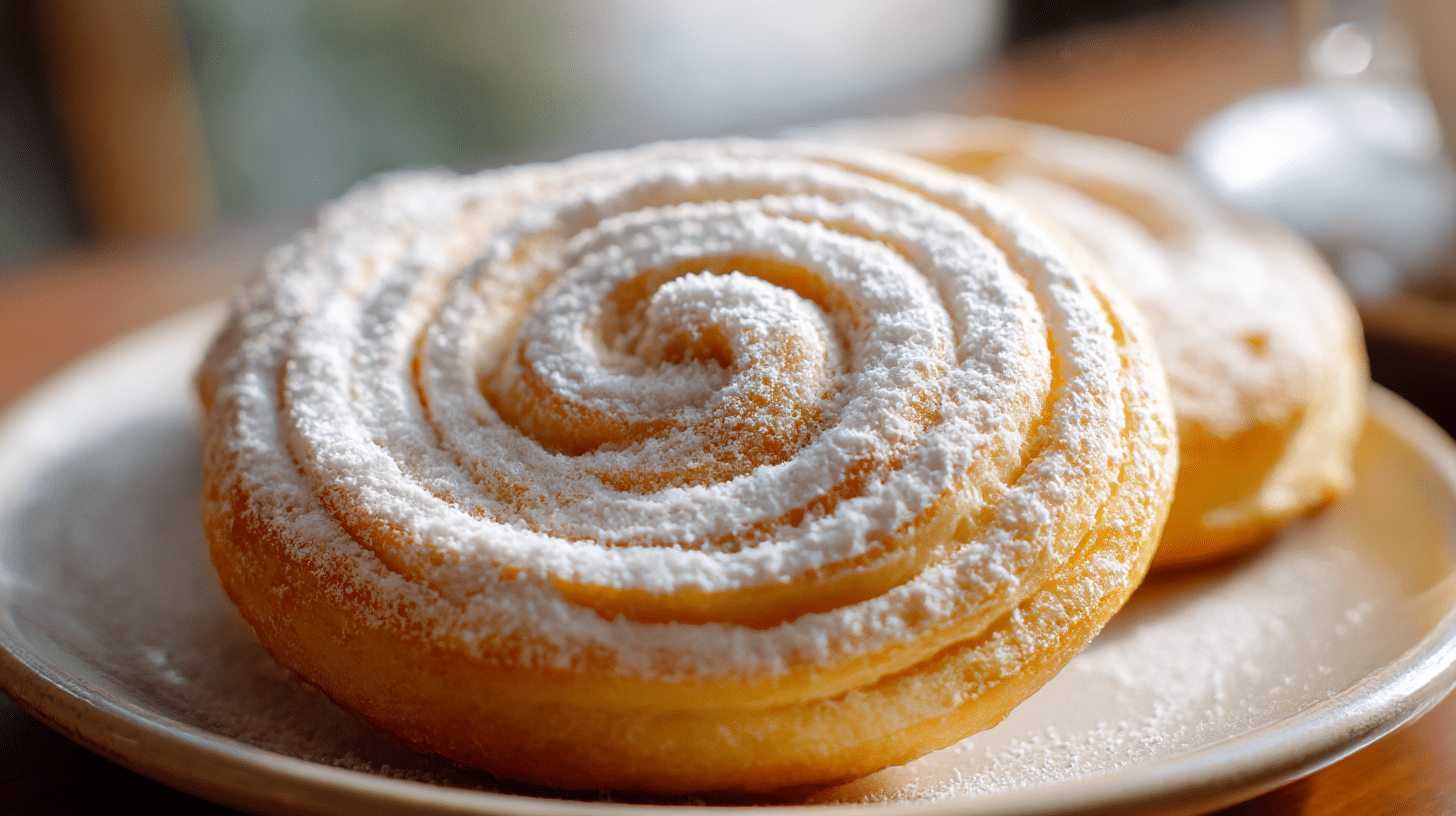 Original Ensaimadas in voller Pracht, frisch gebacken und goldbraun
