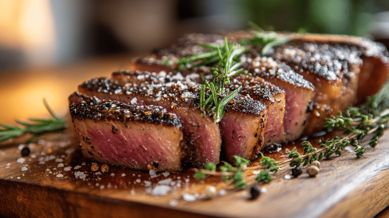 Original Bistecca Fiorentina auf Grill mit rauchigen Aromen