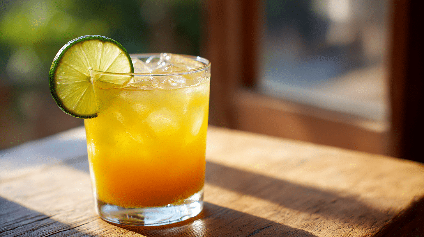 Zubereitung von original Poncha mit frischen Zutaten und Rum