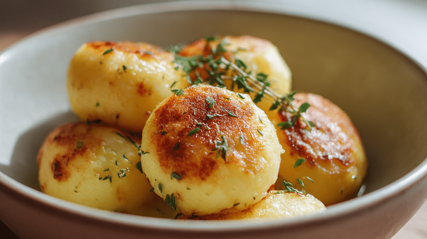Nahaufnahme der geschmolzenen Käsekruste der Original Pizokel