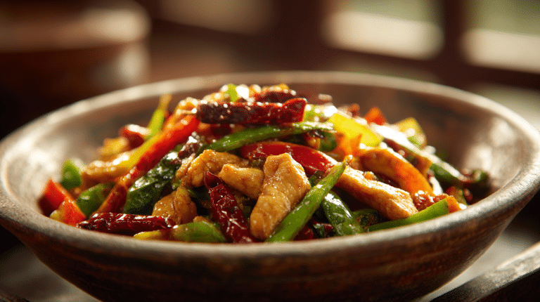Szechuan Rezept Original 1 Original Szechuan Rezept in schöner Schüssel, typisch asiatische Gewürze sichtbar